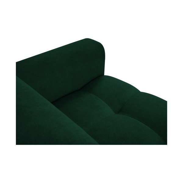 Tumši zaļš samta dīvāns Milo Casa Nico-image-1