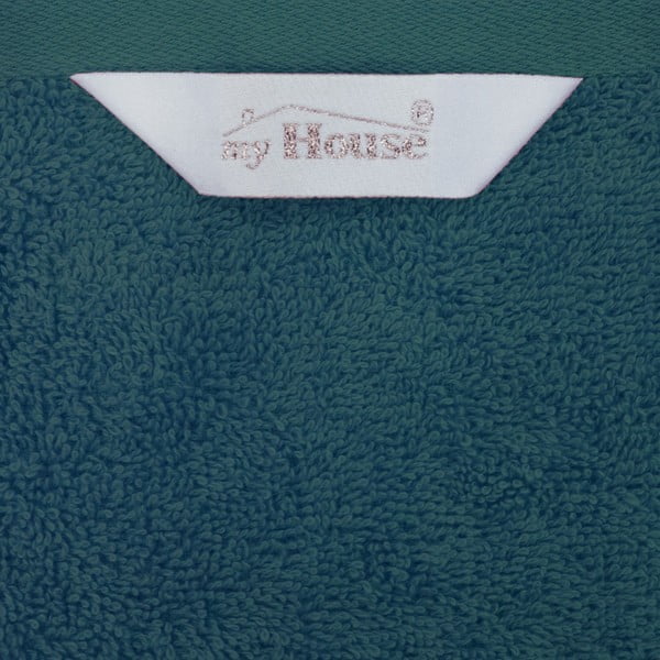 Tirkīzzils kokvilnas dvielis 140x70 cm Darwin – My House-image-1