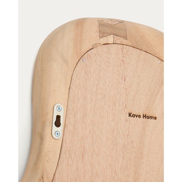 Sienas spogulis ar masīvkoka rāmi 44x68 cm Selem – Kave Home-image-1