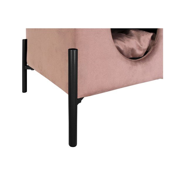 Rozā samta gulta mājdzīvniekiem Leitmotiv Snog-image-1
