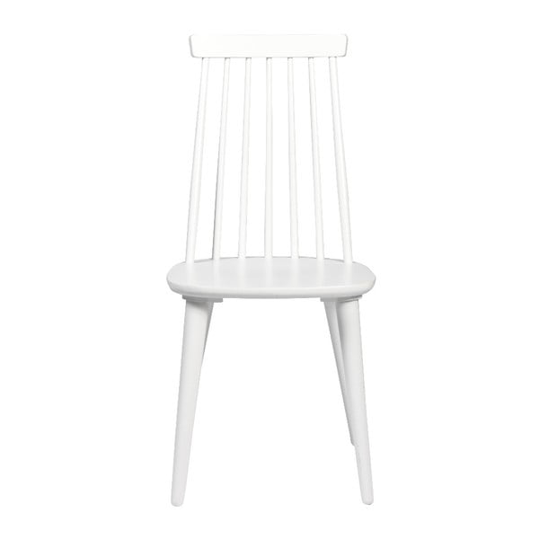 Balts gumijkoka ēdamistabas krēsls Rowico Lotta-image-2