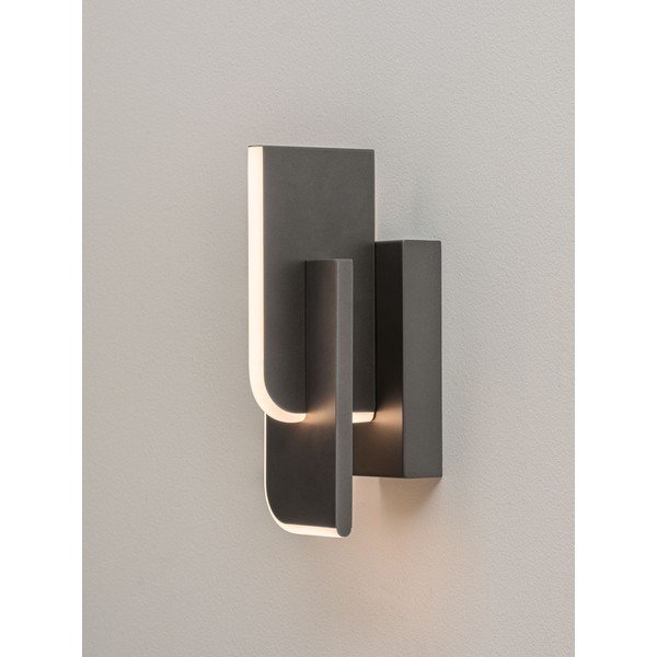 Gaiši pelēka metāla LED sienas lampa ar regulējamu spilgtumu Totem – Nova Luce-image-4