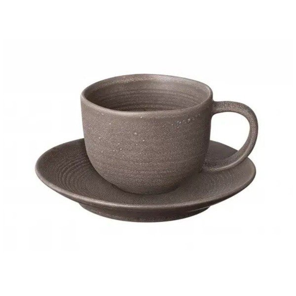 Tumši brūnas keramikas tasītes (2 gab.) 190 ml Kumi – Blomus