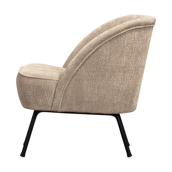 Bēšs atpūtas krēsls no šenila auduma Vogue – WOOOD-image-2