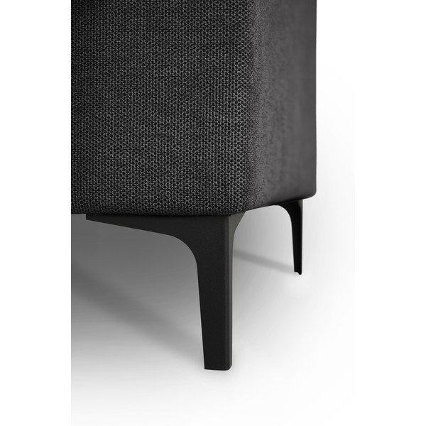 Antracīta pelēks stūra dīvāns no šenila auduma (ar labo stūri/U veida) Fabian – Scandic-image-4