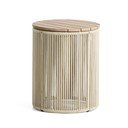 Apaļš dārza galdiņš ar akācijas koka galda virsmu ø 40 cm Dandara – Kave Home