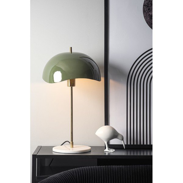 Zaļa galda lampa (augstums 56 cm)  Waved Dome – Leitmotiv-image-1