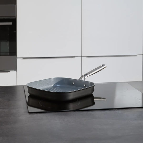 Grila panna ar keramikas pārklājumu ø 28 cm Meda 3.0 – FABINI-image-1