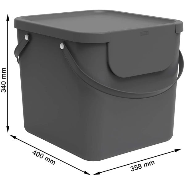 Atkritumu tvertne no pārstrādātas plastmasas 40 L Albula – Rotho-image-4
