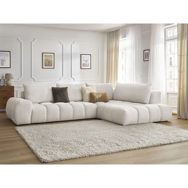 Balts stūra dīvāns (ar labo stūri) Everest – Bobochic Paris-image-1