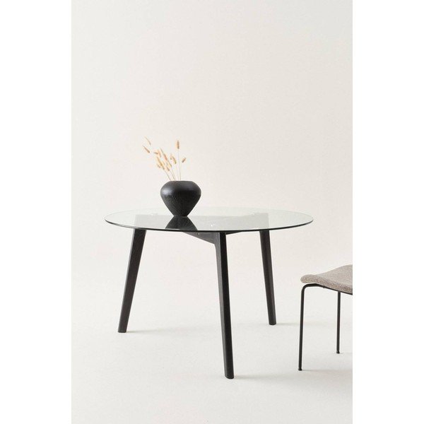 Ozola masīvkoka apaļš ēdamgalds ø 120 cm Malevik – Jotex-image-1
