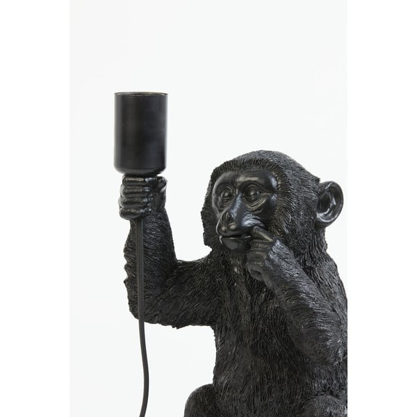 Melna galda lampa (augstums 34 cm) Monkey – Light & Living-image-1