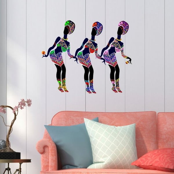 Dekoratīvā sienas uzlīme Trīs sievietes