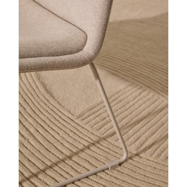 Bēšs atpūtas krēsls Zahara – Kave Home-image-4