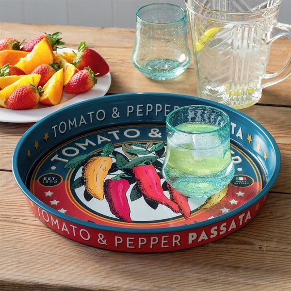 Metāla paplāte ø 33 cm Passata – Rex London-image-1