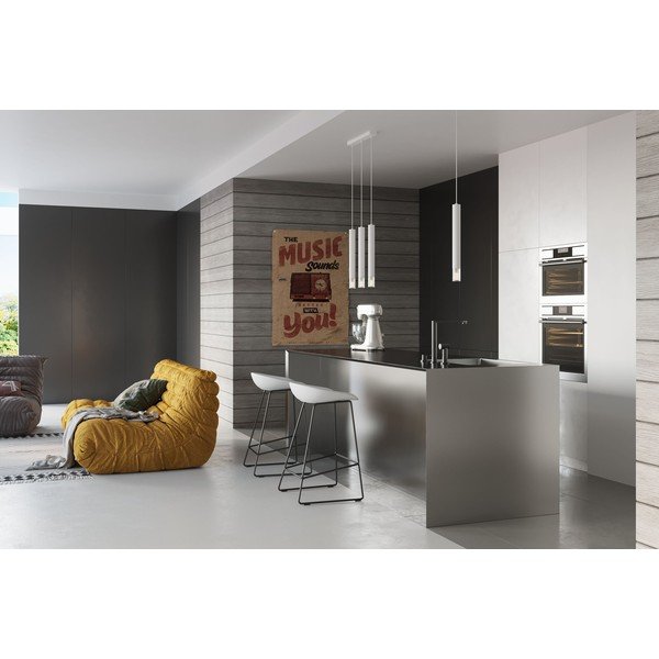 Balta metāla piekaramā lampa ø 8 cm Vittoria – Sollux-image-4