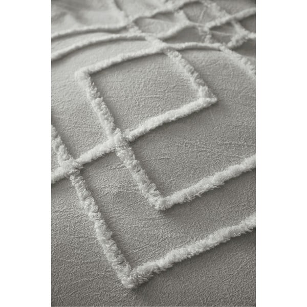 Pelēka kokvilnas gultasveļa Pineapple Elephant Diamond, 200 x 200 cm-image-4
