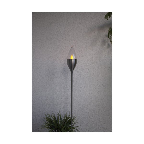 Nerūsējošā tērauda āra LED lampiņa ar saules baterijām Star Trading Olympos, augstums 115 cm-image-2