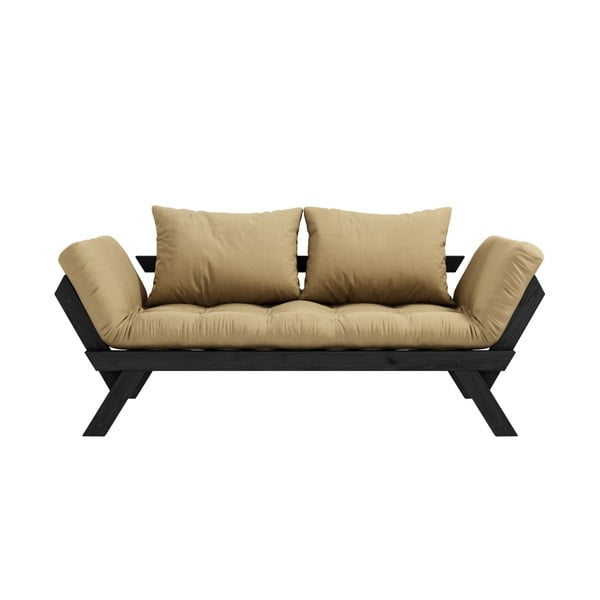 Izvelkamais dīvāns Karup Design Bebop Black/Wheat Beige