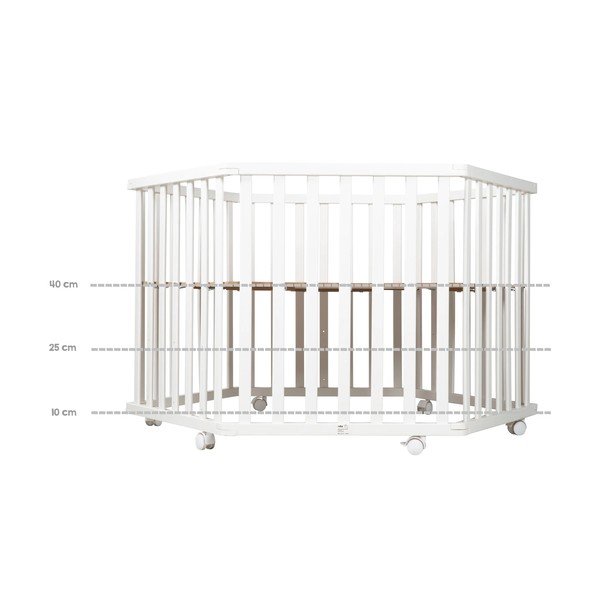 Gaiši pelēka bērnu sētiņa 119x104 cm Sternenzauber – Roba-image-2