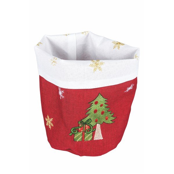 Sarkans Ziemassvētku konditorejas izstrādājumu grozs Villa d'Este Xmas Tree-image-1