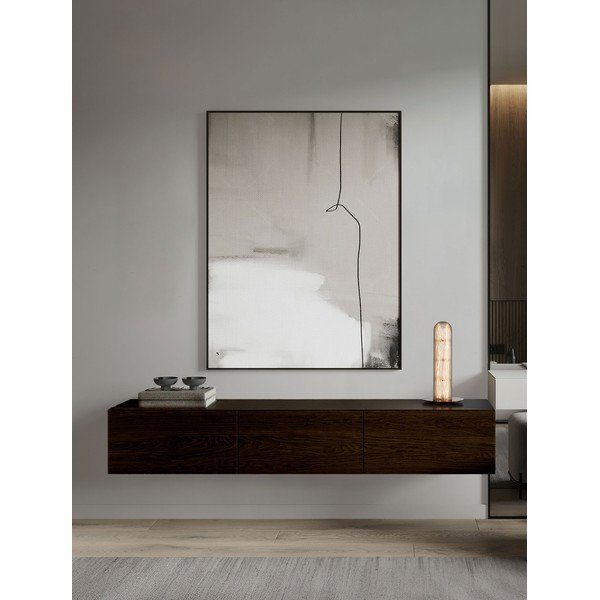 Misiņa krāsas metāla LED galda lampa ar stikla abažūru (augstums 40 cm) Gloree – Nova Luce-image-1