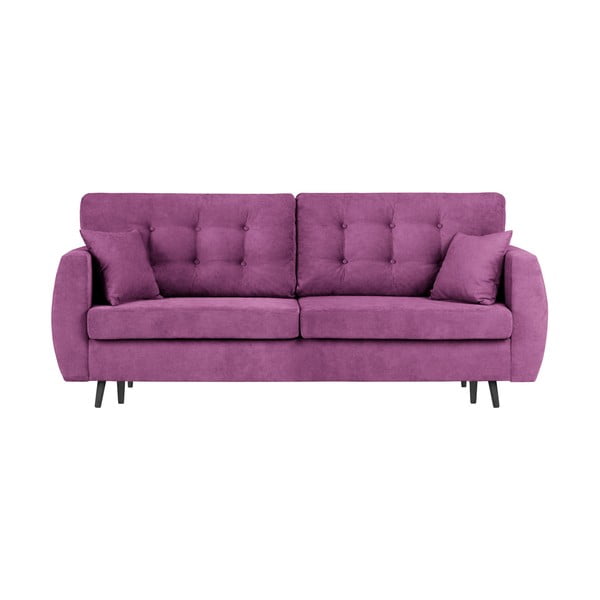 Violets trīsvietīgs dīvāns ar glabāšanas vietu Cosmopolitan Design Rotterdam, 231 x 98 x 95 cm