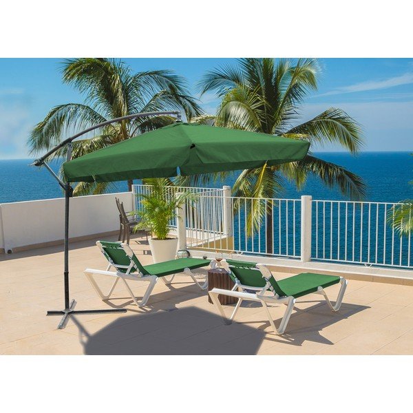 Zaļš saulessargs ø 300 cm – Garden Pleasure-image-1