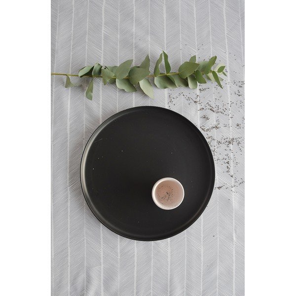 Melns keramikas šķīvis ÅOOMI Luna, ø 27,5 cm-image-2