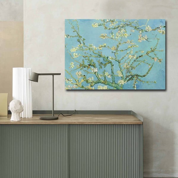 Gleznas reprodukcija uz audekla Vincen t Van Gogh Almond Blossom, 100 x 70 cm-image-2