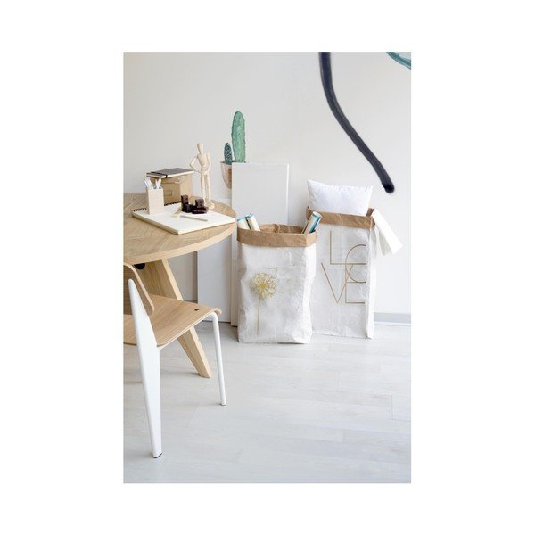 No pārstrādāta papīra izgatavots uzglabāšanas grozs Surdic Diente de Leon-image-1