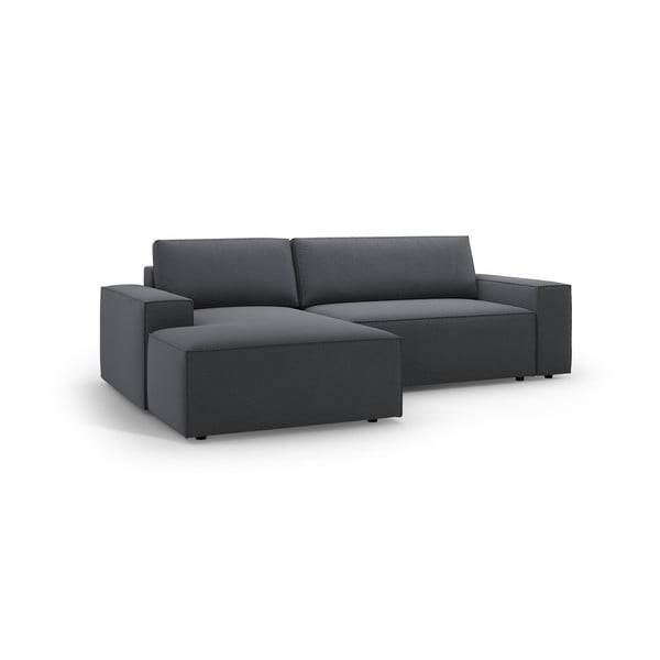 Tumši pelēks salokāms stūra dīvāns (ar kreiso stūri) Jodie – Micadoni Home-image-2