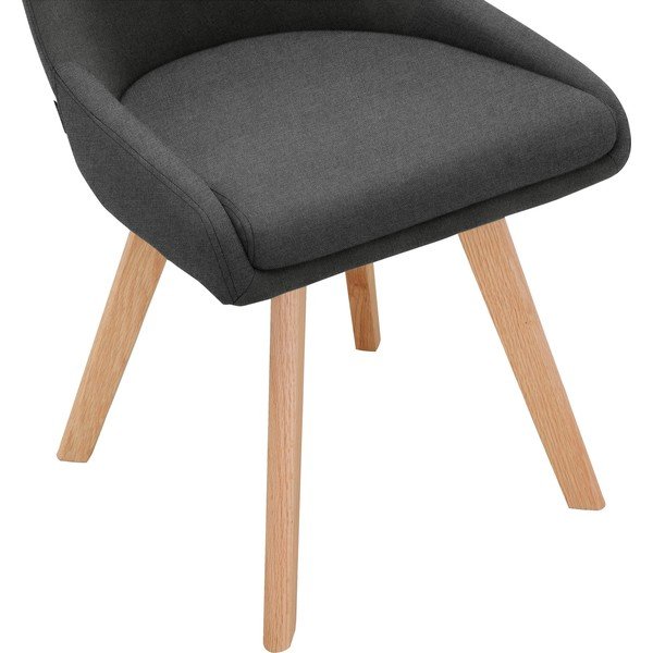 Tumši pelēks pusdienu krēsls Rudi – Støraa-image-4