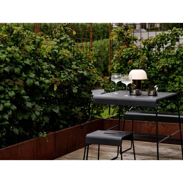 Melns metāla ēdamgalds 58x75 cm A-Café – Zone-image-1