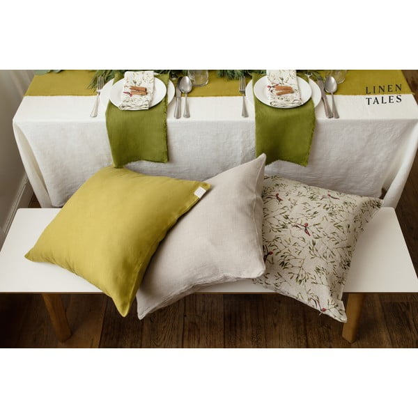 Spilvendrāna ar Ziemassvētku motīvu 40x60 cm – Linen Tales-image-1