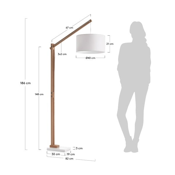 Stāvlampa Kave Home Izaar-image-4