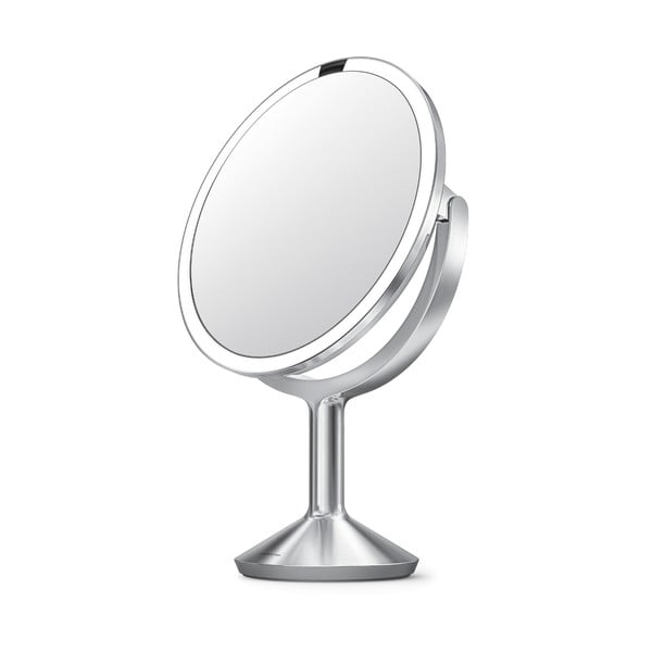 Kosmētikas spogulis ar gaismu/palielināmais (5x) ø 25 cm Sensor Trio Max – simplehuman-image-4