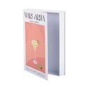 Balta/oranža dekoratīva papīra uzglabāšanas kaste 18x4x25 cm Margarita – PT LIVING