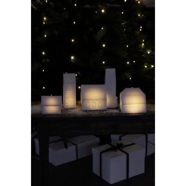 Balts gaismas dekors uz baterijām Copenhagen City Church – Sirius-image-1