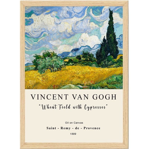Plakāts rāmī 35x45 cm Vincent Van Gogh – Wallity
