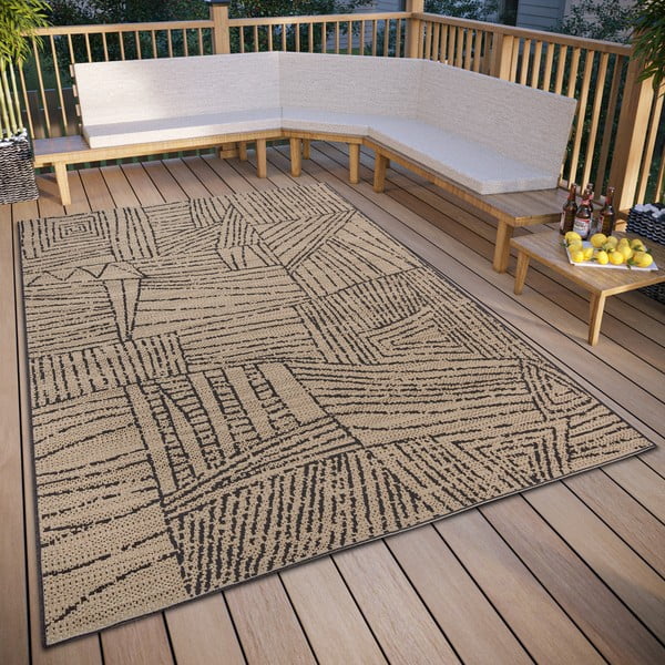 Bēšs āra paklājs 80x150 cm – Elle Decoration-image-1