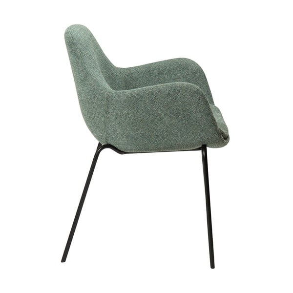 Gaiši zaļš atpūtas krēsls no buklē auduma Zimmer – DAN-FORM Denmark-image-2