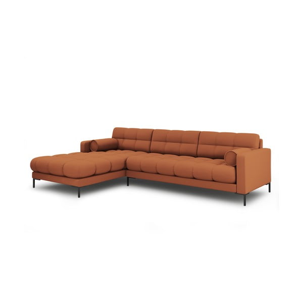 Ķieģeļu sarkans stūra dīvāns (ar kreiso stūri) Bali – Cosmopolitan Design-image-3