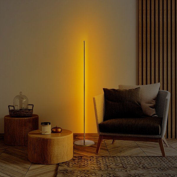 Zelta krāsas LED stāvlampa (augstums 153 cm) Sword – Opviq lights-image-1