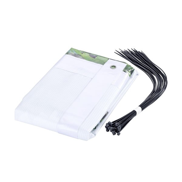 Zaļš plastmasas balkona aizslietnis 500x85 cm – Maximex-image-3