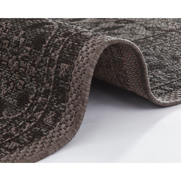 Melns un violets āra paklājs NORTHRUGS Konya, 200 x 290 cm-image-3