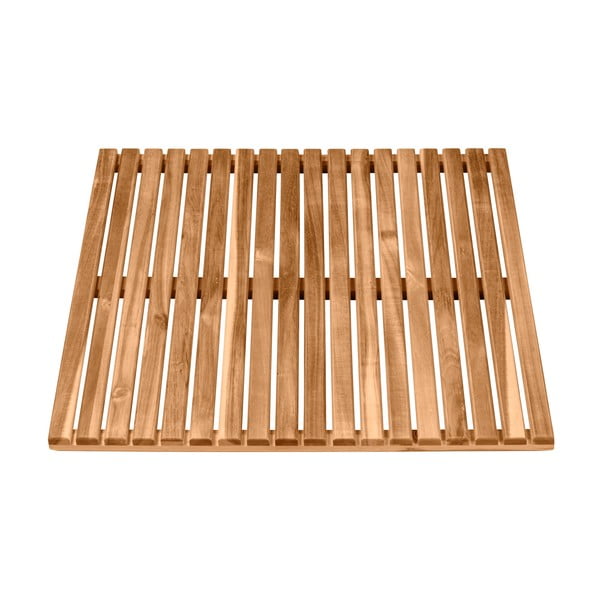 Akācijas koka vannas istabas paklājs Wenko, 55 x 55 cm-image-1