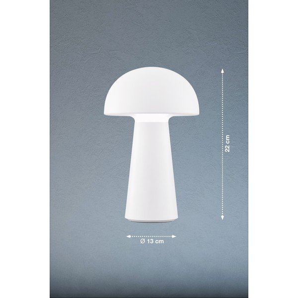 Balta LED galda lampa ar regulējamu spilgtumu/ar kustības sensoru (augstums 22 cm) Viga – Fischer & Honsel-image-2