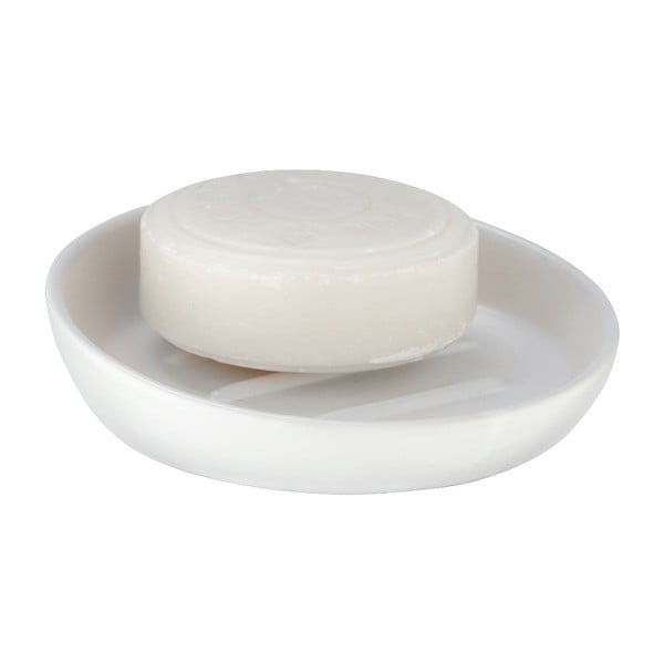 Balts keramikas ziepju trauks Wenko Badi-image-1