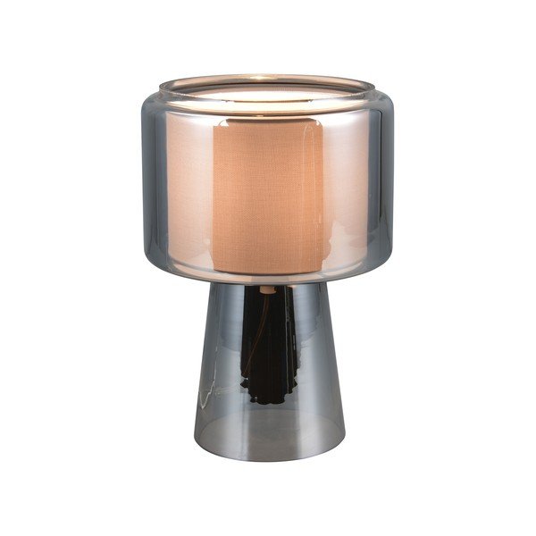 Pelēka galda lampa (augstums 29 cm) Rocka – Trio-image-3